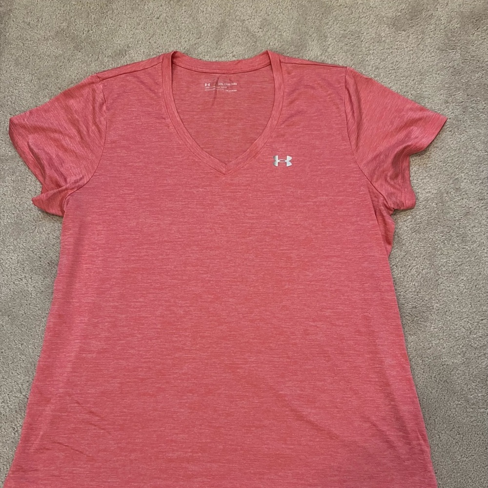 Under Armour Women's Coral V-Neck Top